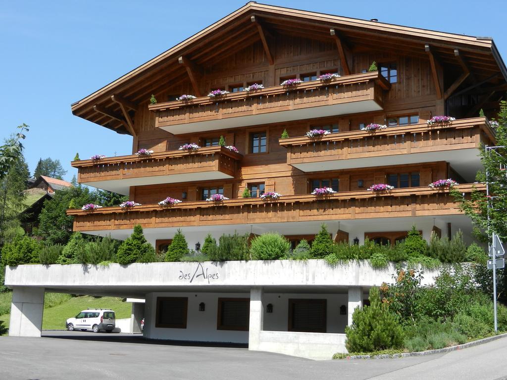 Hotel Des Alpes Superieur Gstaad Exterior foto